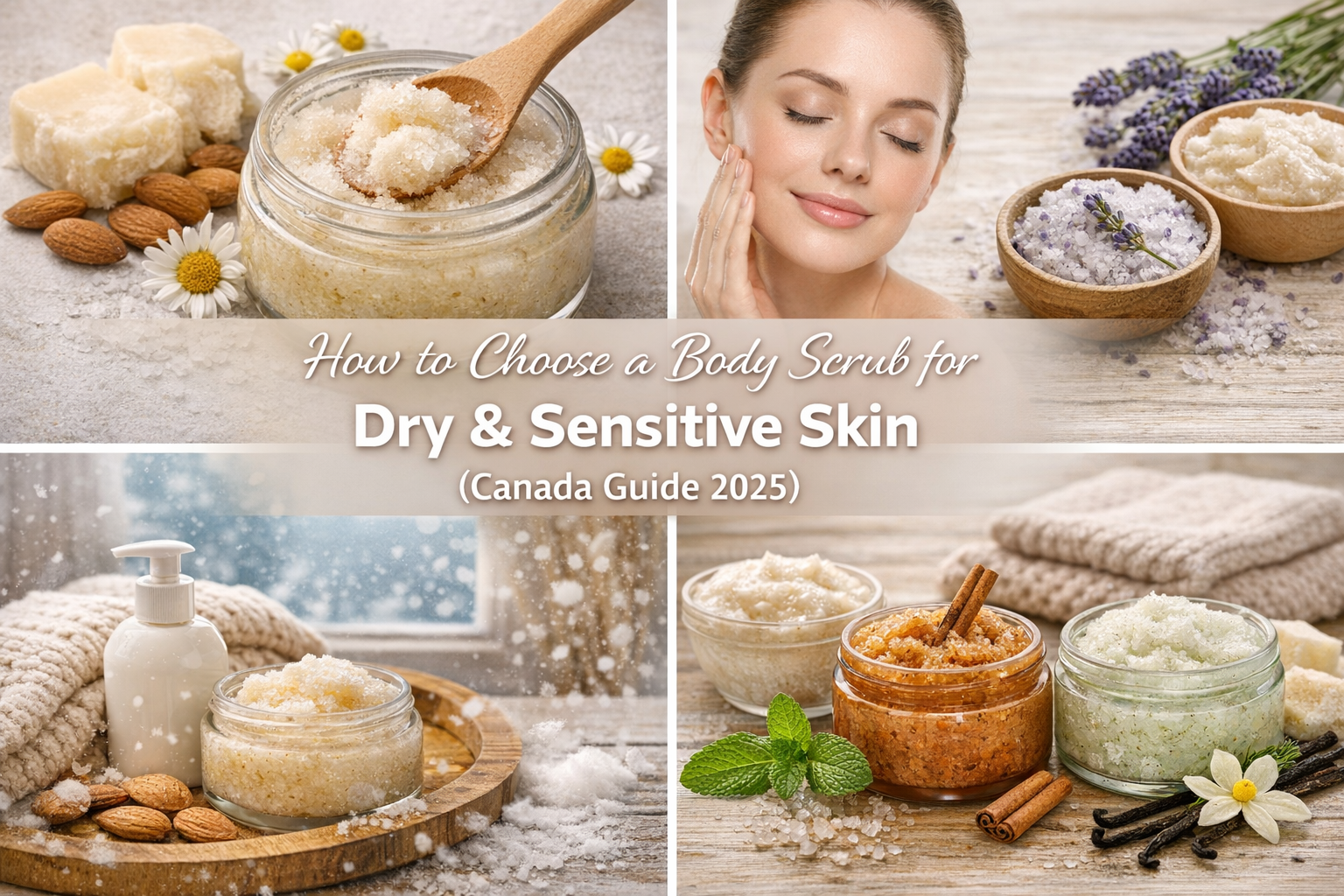 Body Scrub for Dry & Sensitive Skin
