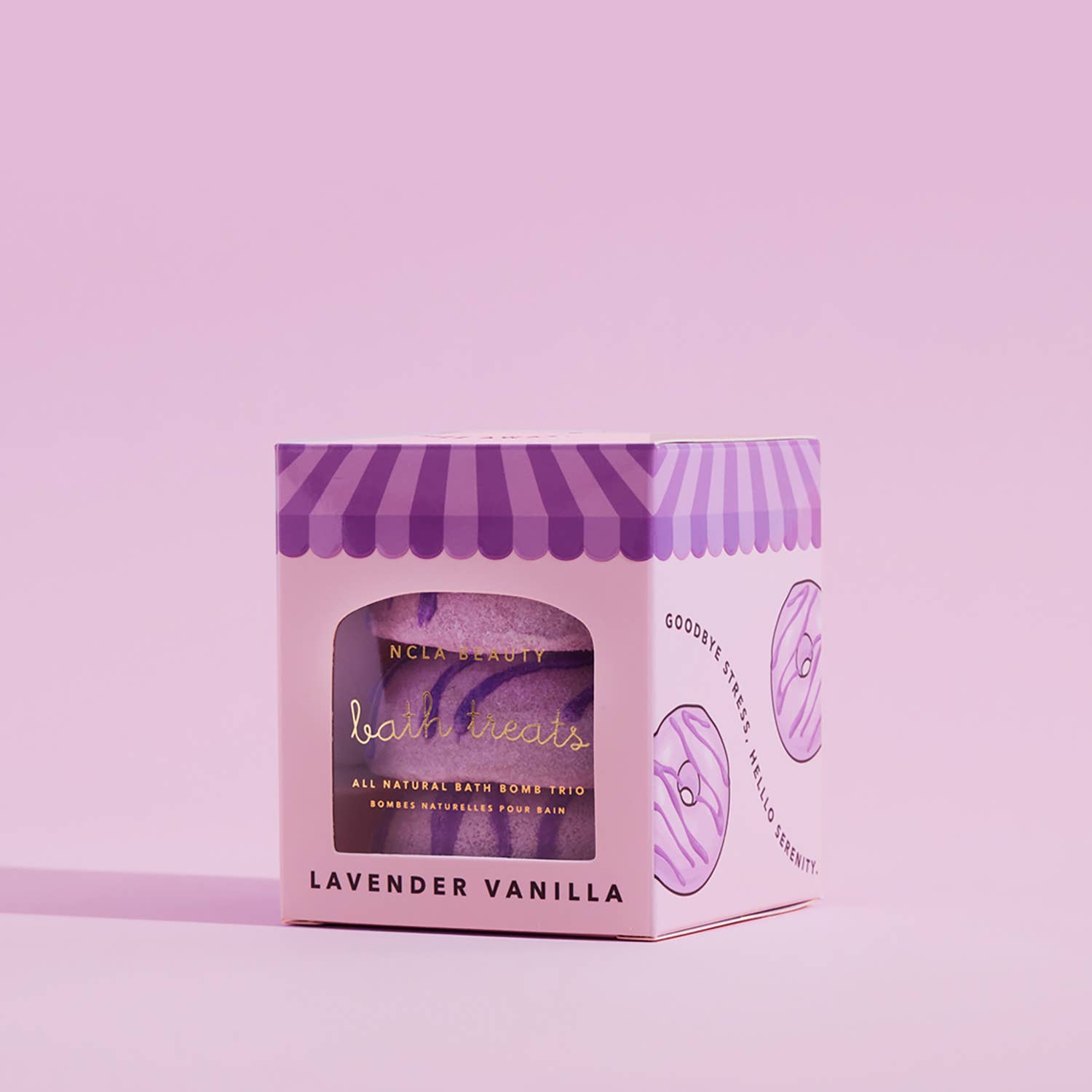 Lavender Vanilla Bath Treats (3 Piece Bath Bomb Set)