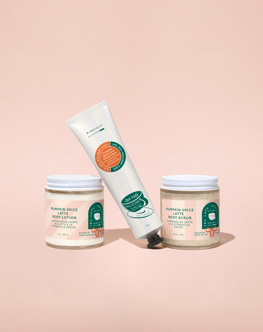 Midnight Paloma Pumpkin Spice Latte Gift Set - Body Lotion, Body Scrub & Hand Cream